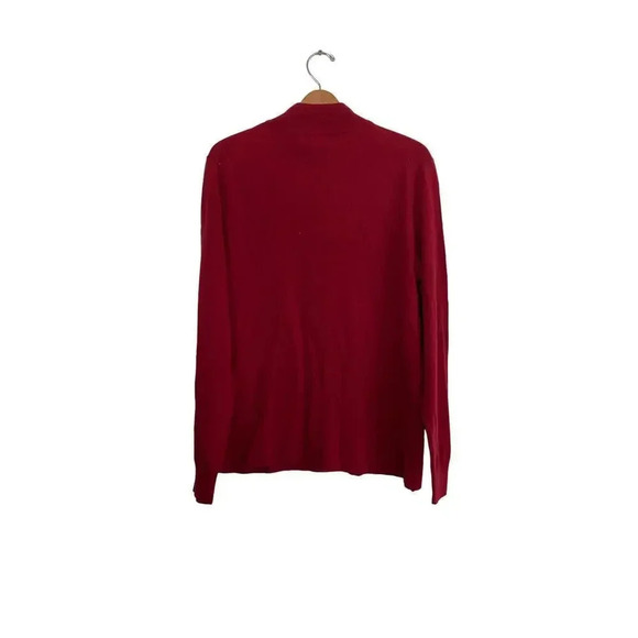 Jos. A. Bank Traveler Men's Red merino wool Sweater Size XL - Picture 4 of 4